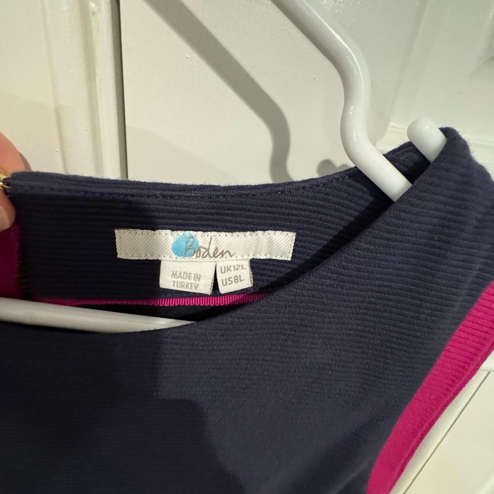 Boden dress block colored